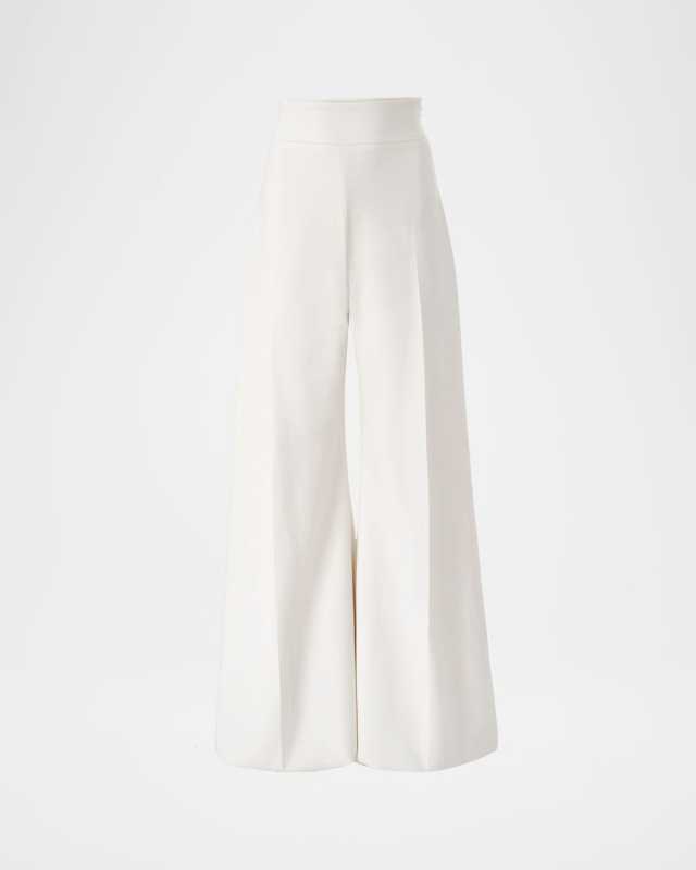 Diane High-Rise Wool Wide-Leg Pants